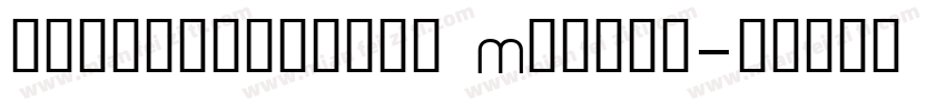 npinzhaopaiti Medium字体转换